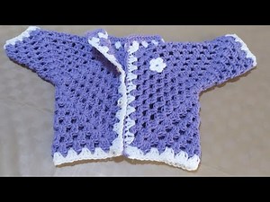 Baby crochet cardigan/crochet baby/crochet