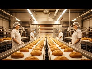Inside Modern Bread Factory | How Bread Is Made Step by Step