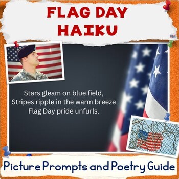 American Flag Day Haiku Poem Templates - Haiku Lesson Poetry Writing Activity