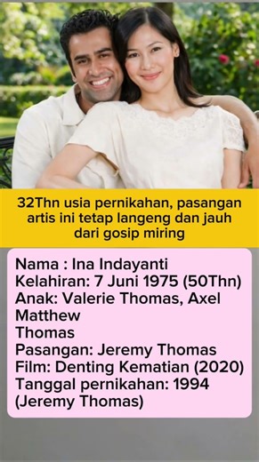 Ina Indayanti !! 32Thn usia pernikahan pasangan artis ini tetap langeng dan jauh dari gosip miring