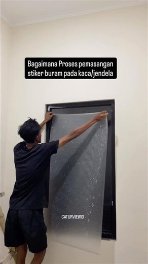 How to install glass or window stickers #tutorial #glassstickers #stickers #blur #dreamhome