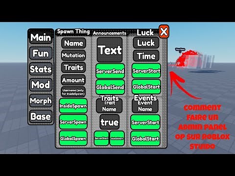 How to create an OP Admin Panel on Roblox Studio for your own Steal a Brainrot! (Steal a Thing)