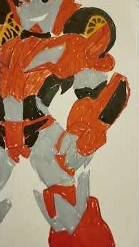 transformers prime knockout drawn by useing sharpie creative markers