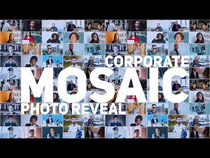 Mosaic Photo Reveal | Corporate Logo (After Effects Template)