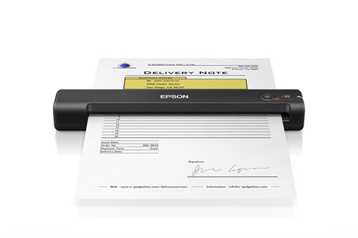 Open Box Epson WorkForce ES-50 Portable Sheet-fed Document Scanner for PC and Mac