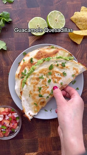 Easy Guacamole Quesadillas Recipe