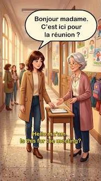School Parent-Teacher Meeting: Easy French Conversation 🏫