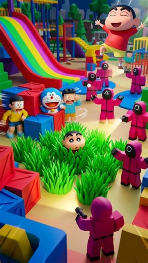 #roblox SQUID GAME MEIN FAS GAYA #shinchan
