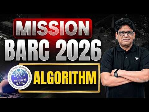 Mission BARC 2026 | Algorithms for BARC Computer Science Part 02 | Pankaj Sharma Sir