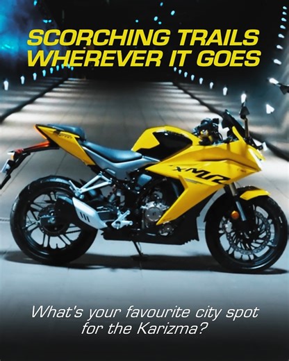 Hero MotoCorp | Karizma doesn’t just ride, it rules. [Karizma XMR, Sporty Bike, Ride, HeroMotoCorp] #KarizmaXMR #HeroMotoCorp | Instagram