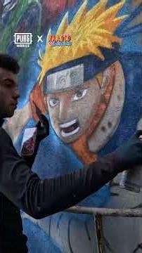 PUBG Mobile x Naruto Shippuden iş birliğinin ruhu, Kadıköy sokaklarında dev bir graffitiyle canlandı