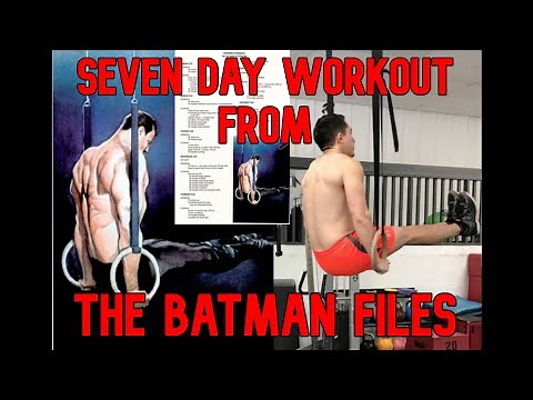 Batman’s OFFICIAL Workout from “The Batman Files” - I tried all 7 days!