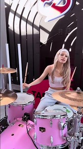 stank face playing some journey 😆#drums #drummer #femaledrummer #journey #classicrock