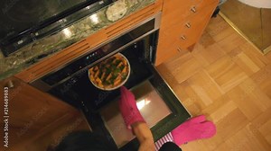 Pink Apron Collection. Cooking Up Delicious Salmon Lined With Sweet Potato. Learn Asian Cuisine.