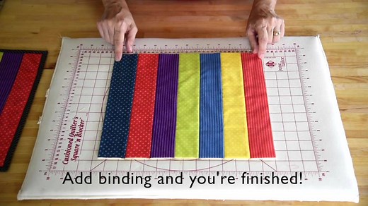 Learn how to join quilt blocks using the Quilt As You Go Method. This tutorial will show you how to join quilt pieces while at the same time quilting. All that’s left to do is attach the quilt blocks and bind. Quilt As You Go is an easy way for someone with very little time or space to make any size quilt. | The Seasoned Homemaker