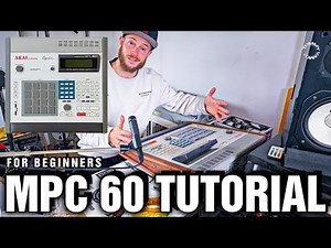 Akai MPC 60 - Sample Tutorial for Beginners | How to Sample