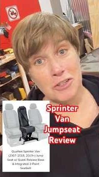 Qualitex Sprinter Van Seat - Is it worth it? #vanbuild