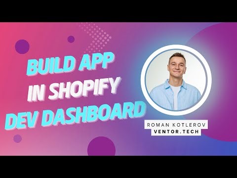 Creating a Shopify App and API Credentials for VentorTech Odoo Shopify Connector