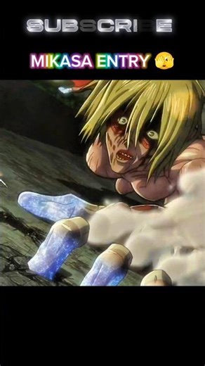 Cold eyes. No mercy.|| Just Mikasa. 🥶⚔️#anime #mikasaedit#Annie#aot #trending