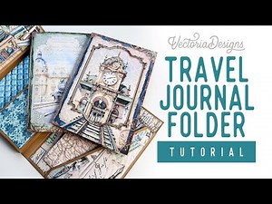 Travel Journal Folder | Orient Express Printable Kit | Free Measurements