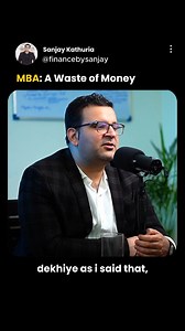 Is MBA a Waste of Money? 🎓 While an MBA teaches business strategies, it often skips the basics like financial accounting—skills every professional should master. Instead of spending lakhs, consider learning essential financial skills independently or through targeted courses for a better ROI. Save & Share with your Friends who are considering an MBA 💬 Follow @financebysanjay for smarter financial insights 🔔 #MBA #FinancialEducation #AccountingBasics #CareerDecisions #InvestInYourself #Finance