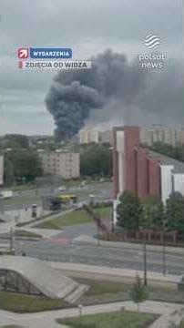 Cars were exploding one after another. Massive fire in Warsaw
