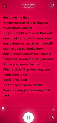 you broke me first - tate mcrae FULL SONG SPED UP #youbrokemefirst #tatemcrae #popmusic