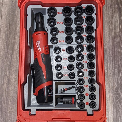 M12 Ratchet 3/8 Impact Socket Inserts for PACKOUT Organizer - Etsy