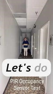 PIR vs Microwave Sensor Test Sensitivity: Detecting Occupancy