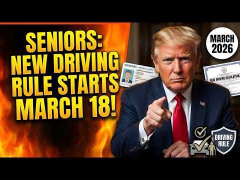 Seniors & Retirees: Be ready! New U.S. Driving Rule Starts March 18, 2026 – Check Now
