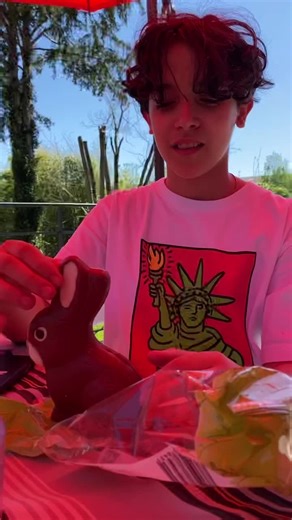 Le lapin en chocolat impossible à casser 😂 @saallluuuuttttt