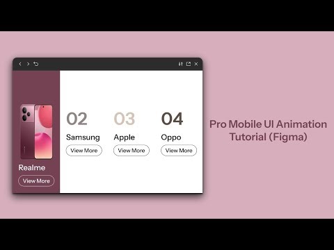 Pro Mobile UI Animation Tutorial 🔥 | Figma Smart Animate (Step-by-Step)