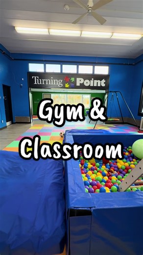 Big feelings, big movement, and big progress 💙🌈 Our large, colorful gym is intentionally designed to support ABA goals through play-based, therapeutic movement. With a huge ball pit, rock wall, saucer swing, and much more we can target a variety of skills. Just steps away, our classroom area allows for generalization during group instruction and carpet time, supporting attention, transitions, and peer interaction. Outside, our fully enclosed backyard and playground provides a safe space for ch