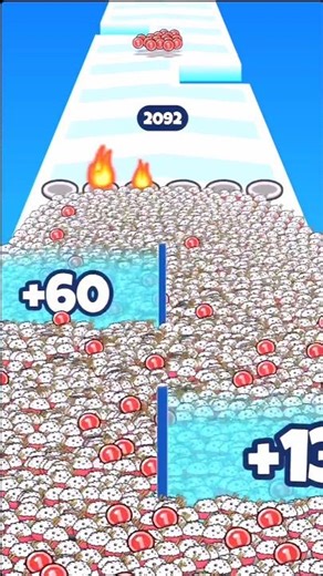 Crowded Rice Bowl run #shorts #games