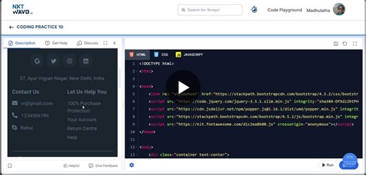 #day28 #30daysofcode #responsivewebdesign #html #css #frontenddeveloper #webdevelopment #futuresoftwareengineer #consistency | Madhulatha Konka