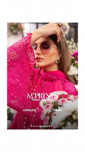 Catalog Launch | Unstitched M.Prints | Spring Summer Edit’ 24 Get ready to embrace the floret beauty of Unstitched M.Prints. Featuring florious delineate & scintillating colors this season. Prepare yourself to be the first to explore our stunning Catalog Launch! International and Local Pre-booking starts today at 6 PM PST. Don't miss out on reserving your favorite designs! #mariab #mariabofficial #MPrints #MPrintsbyMariaB #FloriousBlossom #unstitchededition #TropicalParadise #UnstitchedCollectio