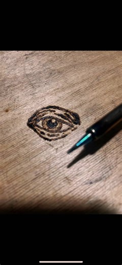 #pyrography #artanimation #trendingart #viralvideo #eyeart
