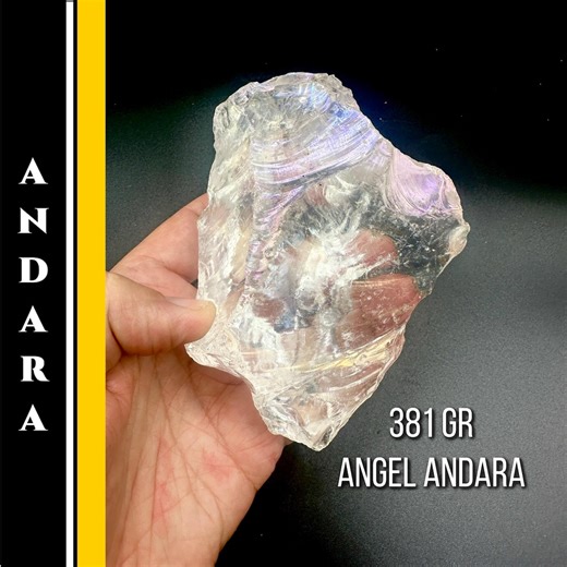 Andara Crystal Angel Rainbow Raw Stone – Authentic Mt Shasta Andara Blessed to the Angelic Realm With Certificate of Authenticity #170D - Etsy Canada
