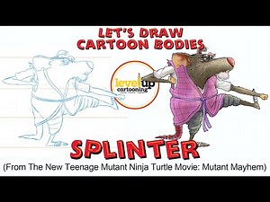 Let's Draw Splinter | Ninja Turtles