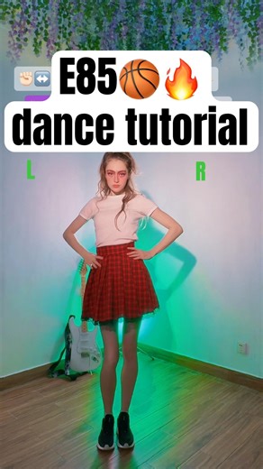 Learn E85 Dance 🏀🔥 Mirrored Tutorial #shorts