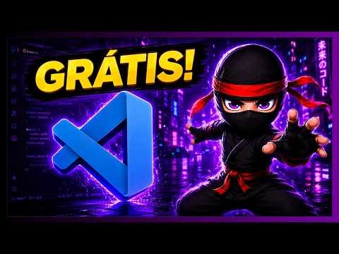 COMO Usar IA no VS Code para Escrever Códigos Completos Grátis!