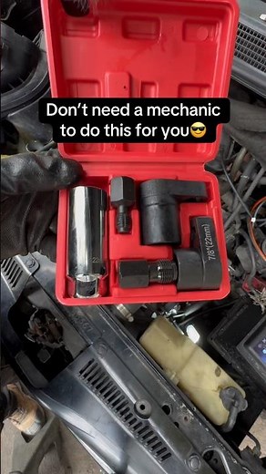 Clean your oxygen sensor to get your vehicle running smooth and efficient😎 #automobile #diy