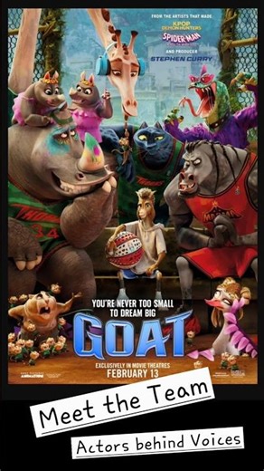 GOAT Movie 2026🏀 Netflix Sony Animation| NBA Steven Curry| Actors Behind Voices| Roots run Deep