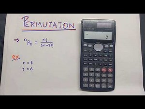 How To Solve Permutation Using Calculator [fx-991MS]