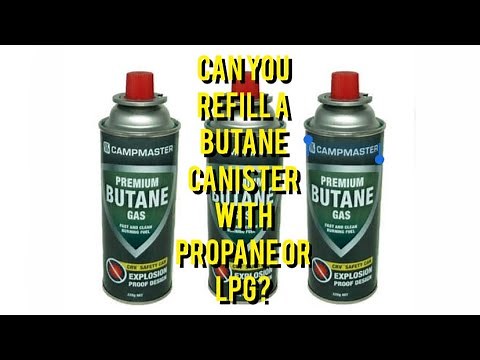 Can You Refill A Butane Cartridge With LPG or Propane? #science #experiment