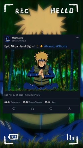 Epic Ninja Hand Signs! 🥷⚡️ #Naruto #Shorts #NarutoShippuden