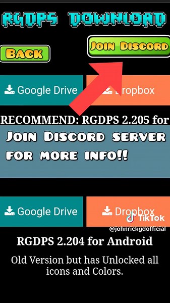 Join Discord for Geometry Dash 2.2 Updates | Geometry Dash Videos