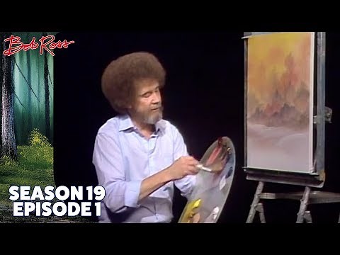 Bob Ross - Snowfall Magic (Season 19 Episode 1)