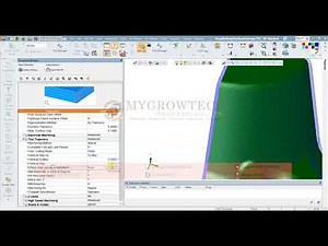 Cimatron 15 - Vertical step สเตปการเดินของทูลกับ ระยะScallop MYGROWTECH THAILAND Bangna km5.