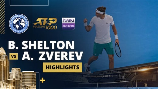 B. Shelton vs A. Zverev - Highlights | ATP Cincinnati Open 2025